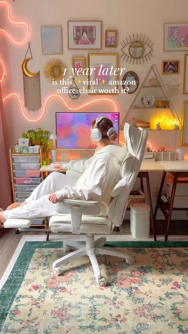 Spoiler alert: still 100% worth it. Comment AMAZON & I’ll send you the 🔗 or find it in my storefront 🤍💫
Any other questions? Drop them below & i’ll do my best to answer!
.
.
.
.
.
Ergonomic office chair, office chair, desk setup, office setup, neutral aesthetic, office aesthetic, home office, wfh, work from home essentials
#officechair #amazonhome #officefurniture #amazonfavorites #officeinspo